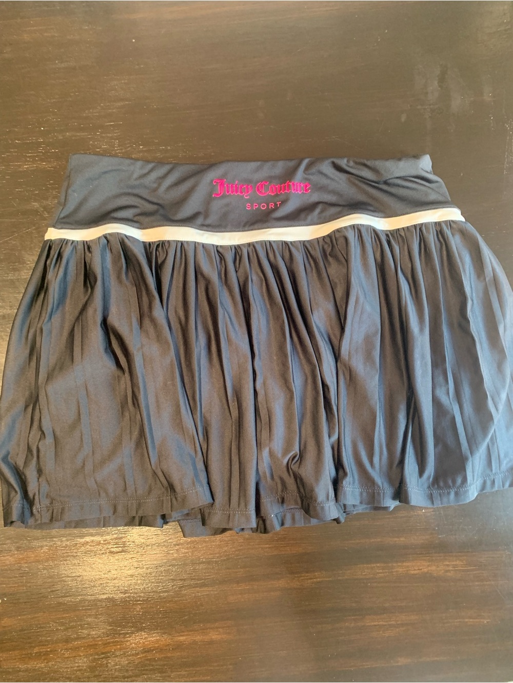 EUC Juicy Couture Sport Skort Womens Sz XL Anthracite Black Tennis
